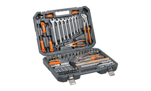 Набор инструментов Airline, под размеры 1/2, 1/4", комплект 78 предметов, арт. AT-78-07