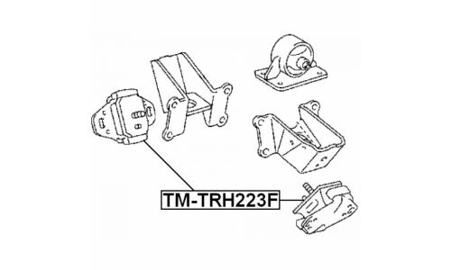 Опора (подушка) двигателя Febest, арт. TM-TRH223F
