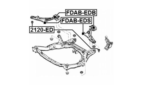 Опора шаровая Febest, арт. 2120-ED