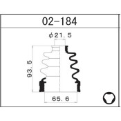 Пыльник ШРУСа Maruichi, внутренний, арт. 02-184