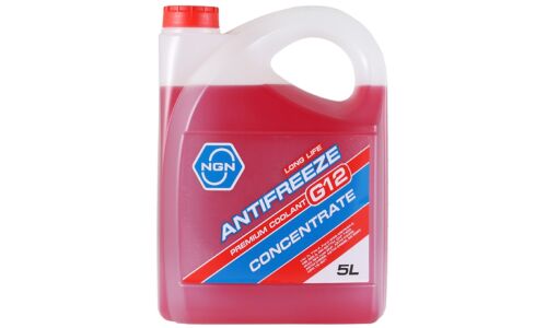 Антифриз NGN Long Life Antifreeze, G12+, красный, концентрат, 5л, арт. V172485317