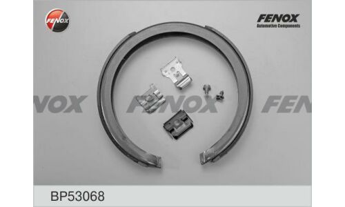 Колодки тормозные барабанные Fenox, комплект на ось (4 шт), арт. BP53068