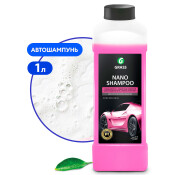 Автошампунь Grass Nano Shampoo, для ручной мойки, бутылка 1л, арт. 136101