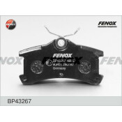 Колодки тормозные дисковые Fenox задние, комплект на ось (4 шт), арт. BP43267