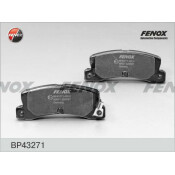 Колодки тормозные дисковые Fenox, комплект на ось (4 шт), арт. BP43271