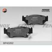 Колодки тормозные дисковые Fenox передние, комплект на ось (4 шт), арт. BP43262