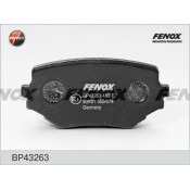 Колодки тормозные дисковые Fenox, комплект на ось (4 шт), арт. BP43263