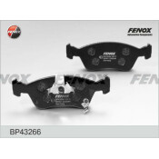 Колодки тормозные дисковые Fenox, передние, комплект на ось (4 шт), арт. BP43266