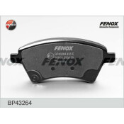 Колодки тормозные дисковые Fenox передние, комплект на ось (4 шт), арт. BP43264