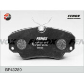 Колодки тормозные дисковые Fenox, передние, комплект на ось (4 шт), арт. BP43280