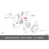 Сайлентблок Nissan, арт. 55157-3TS0A