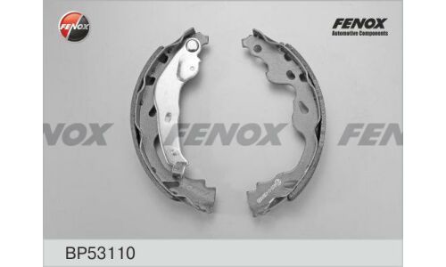 Колодки тормозные барабанные Fenox, комплект на ось (4 шт), арт. BP53110