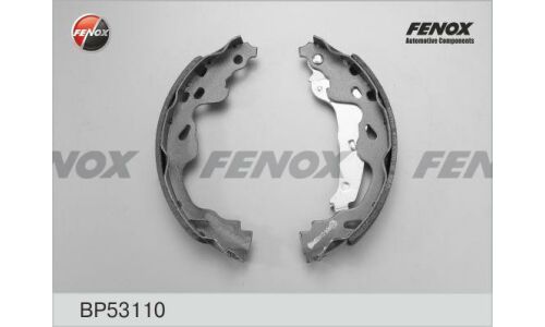Колодки тормозные барабанные Fenox, комплект на ось (4 шт), арт. BP53110