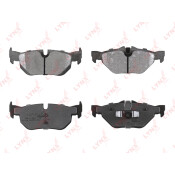 Колодки тормозные дисковые LYNXauto задние, комплект на ось (4 шт), арт. BD-1440