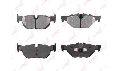 Колодки тормозные дисковые LYNXauto задние, комплект на ось (4 шт), арт. BD-1440