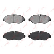 Колодки тормозные дисковые LYNXauto передние, комплект на ось (4 шт), арт. BD-2832