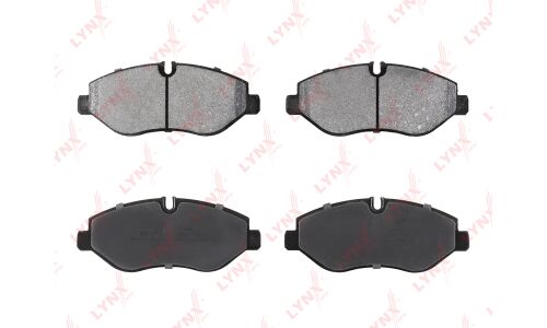 Колодки тормозные дисковые LYNXauto передние, комплект на ось (4 шт), арт. BD-2832