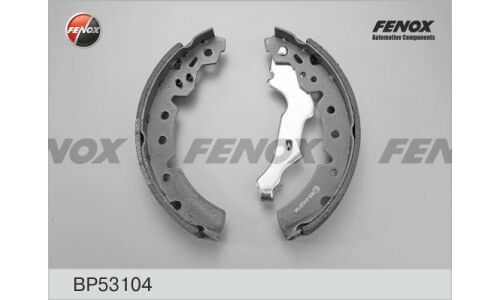 Колодки тормозные барабанные Fenox, комплект на ось (4 шт), арт. BP53104