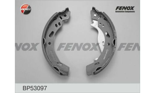 Колодки тормозные барабанные Fenox, комплект на ось (4 шт), арт. BP53097