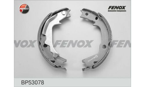 Колодки тормозные барабанные Fenox, комплект на ось (4 шт), арт. BP53078