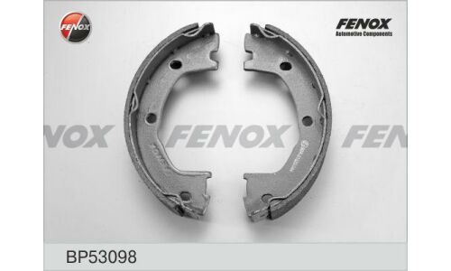 Колодки тормозные барабанные Fenox, комплект на ось (4 шт), арт. BP53098