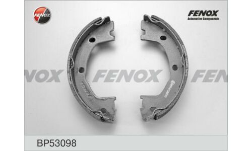 Колодки тормозные барабанные Fenox, комплект на ось (4 шт), арт. BP53098