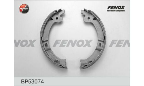 Колодки тормозные барабанные Fenox, комплект на ось (4 шт), арт. BP53074