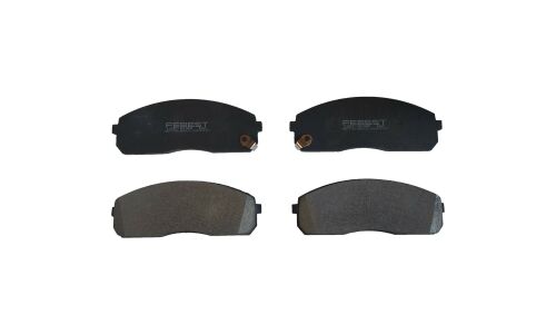 Колодки тормозные дисковые Febest, передние, комплект на ось (4 шт), арт. 1201-H100F
