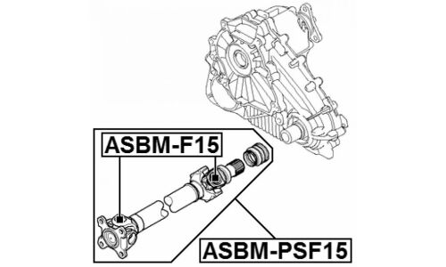 Крестовина карданного вала 24x56 Febest, арт. ASBM-F15