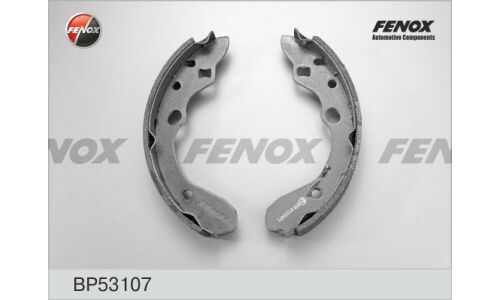 Колодки тормозные барабанные Fenox, комплект на ось (4 шт), арт. BP53107