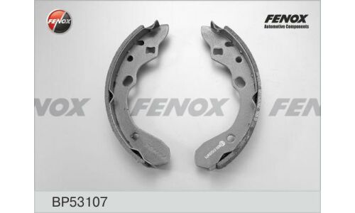 Колодки тормозные барабанные Fenox, комплект на ось (4 шт), арт. BP53107