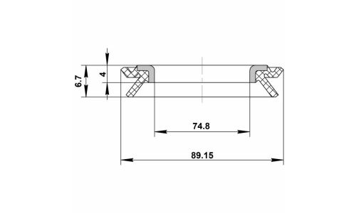 Сальник ступицы Febest, арт. 95BCY-88750407X