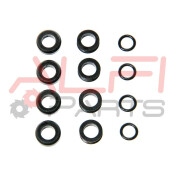 Ремкомплект инжектора (набор прокладок под форсунку, к-кт на 4-е цилиндра) Alfi Parts, арт. EG1001