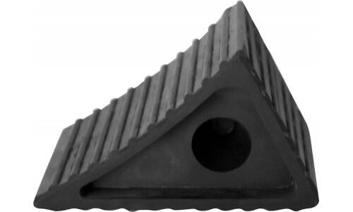 Упор противооткатный (башмак) Ombra, резиновый, 120х80х70мм, чёрный, арт. OHT4002