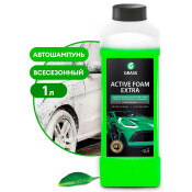 Автошампунь Grass Active Foam Extra, для бесконтактной мойки, концентрат, бутылка 1л, арт. 700101