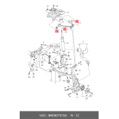Сайлентблок рычага подвески VAG, арт. 4M0407515A