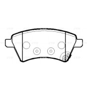 Колодки тормозные дисковые CTR, комплект на ось (4 шт), арт. GK0242 (CKFI-25)