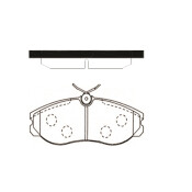 Колодки тормозные дисковые CTR, комплект на ось (4 шт), арт. GK0851 (CKN-136)