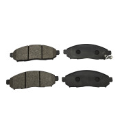 Колодки тормозные дисковые CTR, комплект на ось (4 шт), арт. GK0854 (CKN-139)