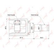 ШРУС LYNXauto, внутренний, арт. CI-3745