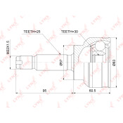 ШРУС LYNXauto, внешний, арт. CO-3862