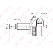 ШРУС LYNXauto, внешний, арт. CO-3866A