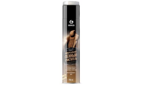 Очиститель салона Grass Multipurpose Foam Cleaner, пенный, для ткани, велюра и ковров, аэрозоль 750мл (+крышка-щётка), арт. 112117