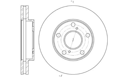 Диск тормозной G-brake, арт. GR02072