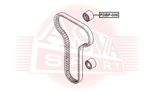 Натяжитель ремня ГРМ Asva, арт. FDBP-006