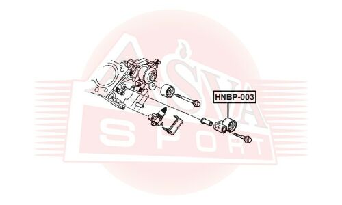 Ролик ремня ГРМ Asva натяжной, арт. HNBP-003