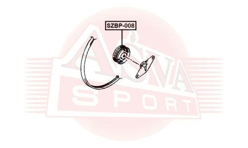 Ролик натяжной навесного оборудования Asva, арт. SZBP-008