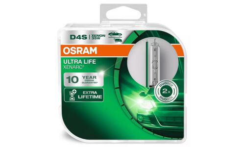 Лампа ксеноновая Osram Ultra Life Xenarc D4S (P32d-5), 42В, 35Вт, 4350К, комплект 2 шт, арт. 66440ULT-HCB