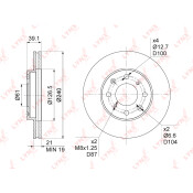 Диск тормозной LYNXauto, арт. BN-1035