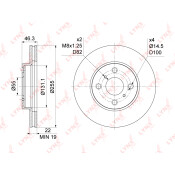 Диск тормозной LYNXauto, арт. BN-1177
